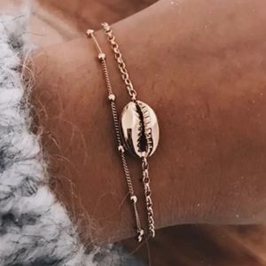 2/$10 NEW! Multilayer Bohemian Sea Shell Pendant Anklet Bracelet Charm Cute
